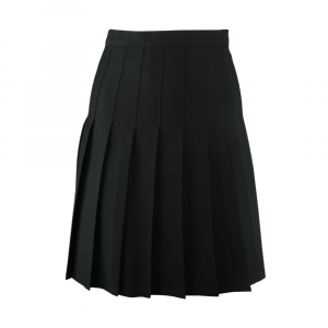 Polyester Top Stitched Pleated Skirt